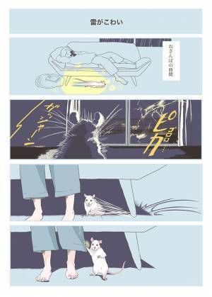 家の中を走り回っていたネズミ　すると、突然雷が落ちて…？