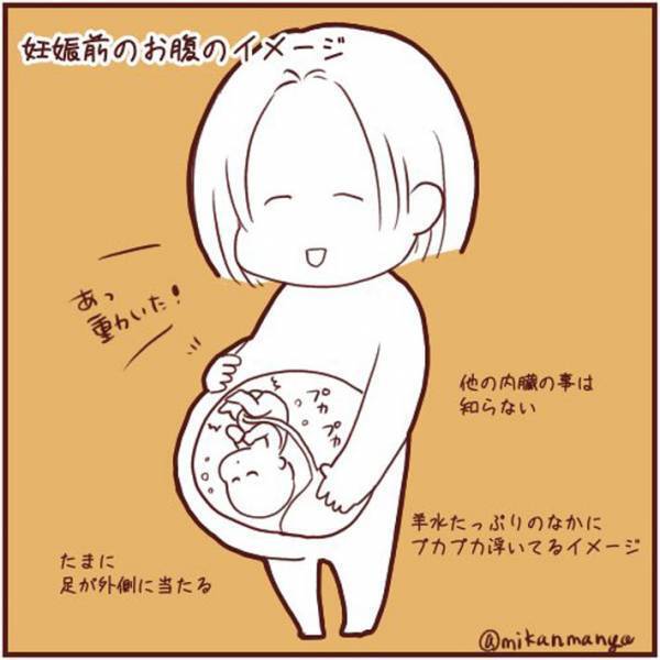妊娠前と後の比較イラストに反響　こんなにすごいことが起こっていたとは…