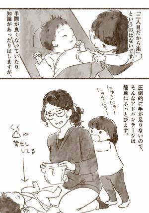 「SOSをスルーしないで」　年子育児を描いた漫画に反響　女性の言葉に共感相次ぐ