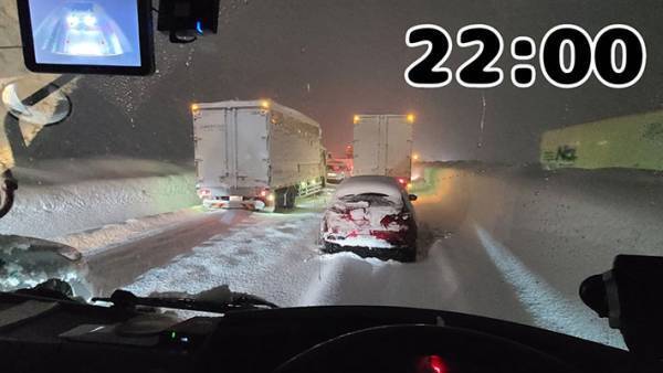 立ち往生に巻き込まれた運転手が伝え続けた『一部始終』　そこに写っていたのは…