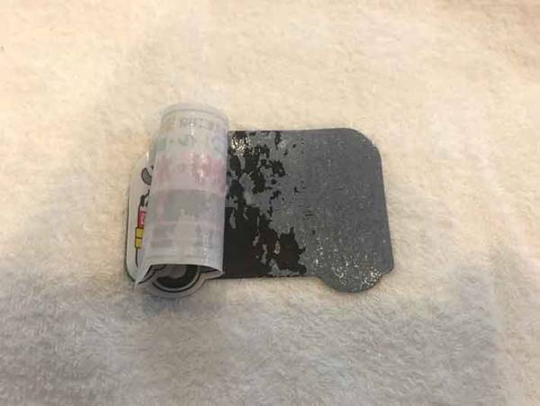 水道トラブルのマグネットをリメイク オリジナルステッカーの作り方