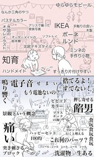 子ども部屋の 理想と現実 に反響 Twitterの投稿に 笑った めっちゃ分かる の声 年12月21日 ウーマンエキサイト 1 2