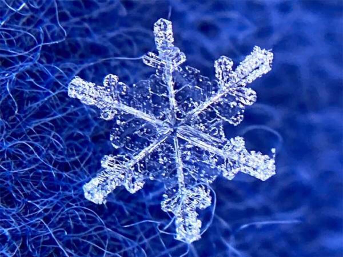 雪の結晶 をスマホで撮るには 気象学者の投稿が話題 コレはやってみたい 年12月23日 ウーマンエキサイト 1 3