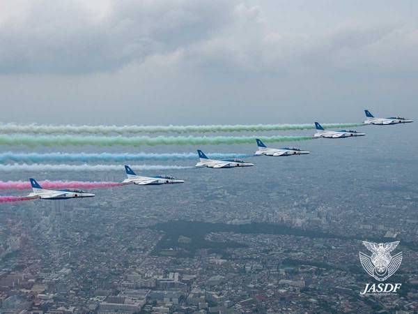 ブルーインパルス、『今回限定のレア機』が飛行していた