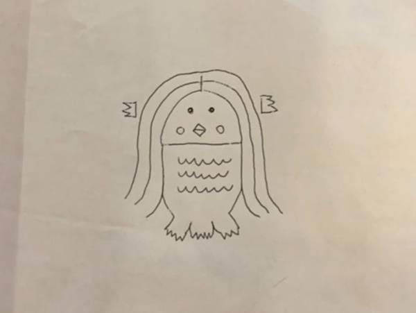 アマビエチャレンジ！絵心ない夫にアマビエを描せた結果…