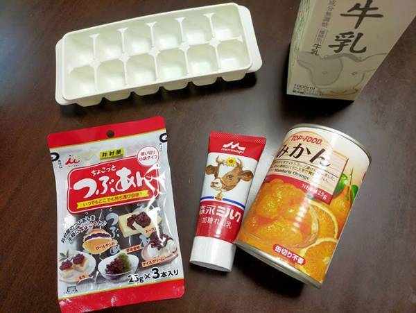 その発想はなかった！製氷皿で作る白くまアイスがまさにそのもの