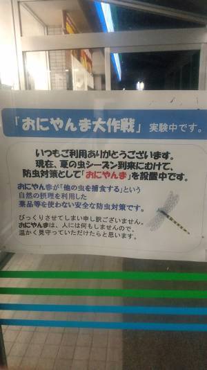 「設置中です」　コンビニの虫よけ対策が斜め上