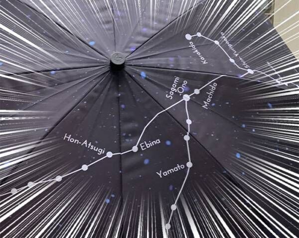 星座柄に見える傘、近付いてよく見ると…　「ウケた」「借りてみたい」