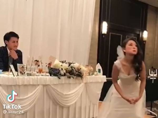 結婚式で会場を沸かした花嫁　すると数年後、子供がゴリラを見て『ひと言』！