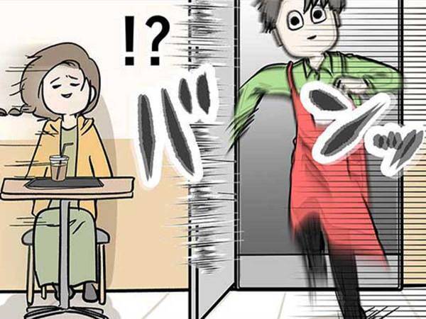 俊敏なスタッフに爆笑！カフェで広い席が空いていたワケ
