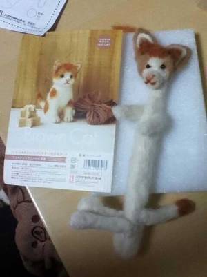 「笑っちゃいけないと思っていても笑う」　羊毛フェルトの失敗作に笑いが止まらない！