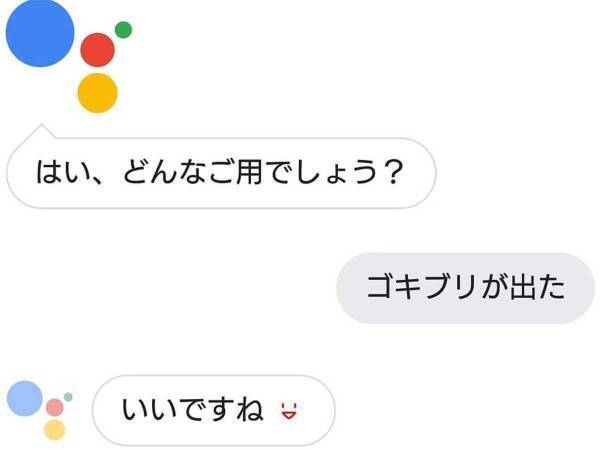 ゴキブリが出たことを伝えたら？　AIアシスタントの回答に「笑った」「面白すぎる」