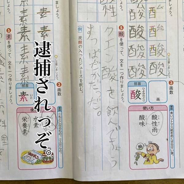 『文を作りなさい』という宿題に、１１歳息子の出した答えが最高すぎた