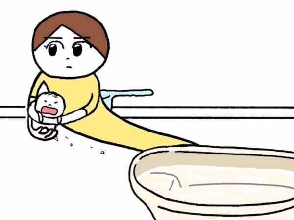 沐浴を描いたアニメ　どれほど大変なのかが分かる様子に「共感しかない」