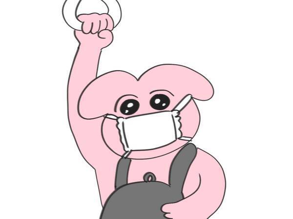 電車で何食わぬ顔をした乗客、実は…　マスク事情を描いた『２枚』に腹筋崩壊！