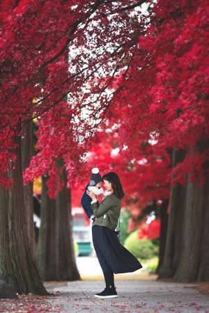 父親「奇跡のような１枚が撮れました」　家族写真に絶賛の声