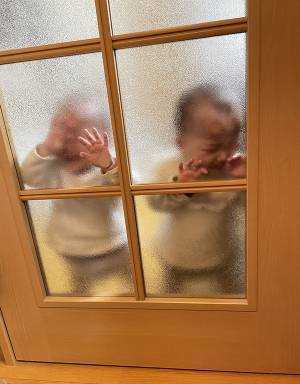 掃除をしようとした母が、振り向くと？　０歳双子の行動に「ごめん笑った」「あるあるー！」