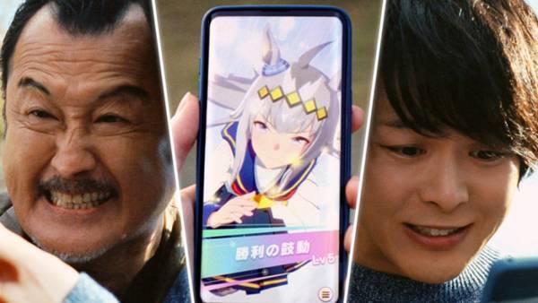 『ウマ娘』新CMに、吉田鋼太郎＆中村倫也が出演！　ゲームに触れた感想は…？