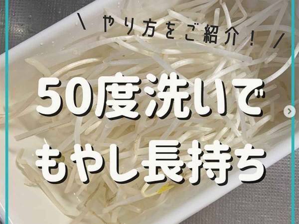 もやしが１週間シャキシャキで保たれる方法知ってる？