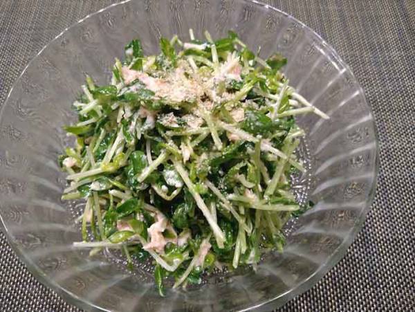 まぜまぜするだけで簡単に作れて食物繊維もしっかり採れる 豆苗の無限レシピはこちら！