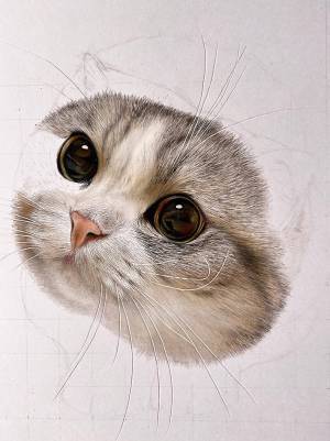 「本物にしか見えない」「ウソでしょ！？」　１５時間かけて生み出された猫がかわいすぎる