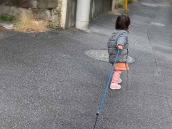 １歳児が散歩に連れて行こうとすると…　愛犬の表情に「笑った」「目が訴えてる」