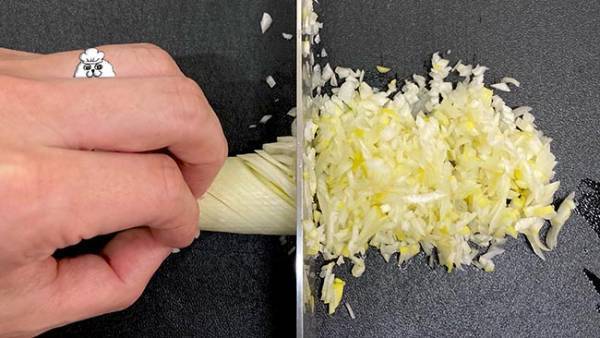 「今までの苦労はなんだったんだ…」　『長ねぎのみじん切り』の簡単な方法は？