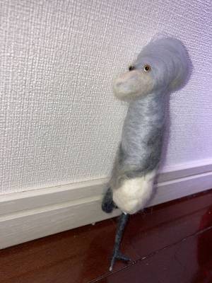 途中で心がくじけた『ハシビロコウ』がコチラです