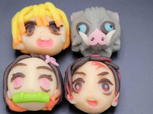 これが和菓子職人の技 大人気 鬼滅の刃 のキャラクターが和菓子に 21年3月27日 ウーマンエキサイト 1 2