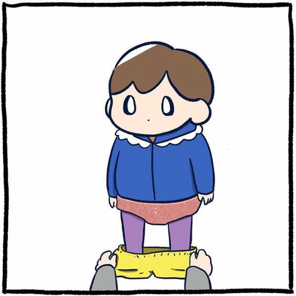 ズボンを重ね着していた娘　母親が脱がすと…　「笑った」「まさかのサプライズ」