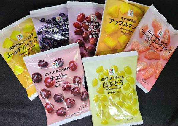 セブンイレブンの冷凍フルーツで一番おいしい果物は？　食べ方別のおすすめは？