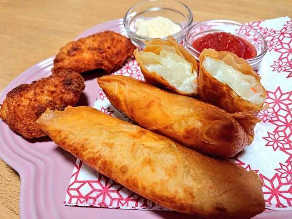 ポテサラが春巻きに！息子が無言でパクパク食べたアレンジレシピ！