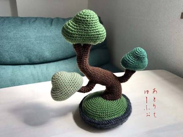 『編んで』作られた盆栽に反響　「素晴らしい造形」「飾りたい…！」