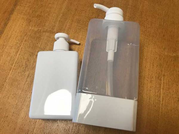 食器用洗剤をある容器に詰め替えたらラクになった！