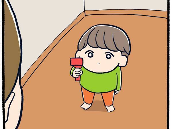 男の子の遊びに全力で付き合った女性　まさかの結末に、吹き出す！