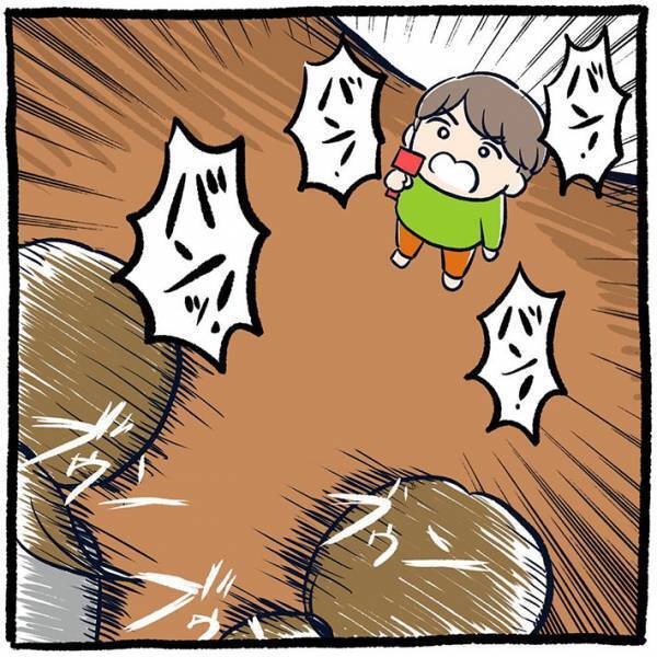 男の子の遊びに全力で付き合った女性　まさかの結末に、吹き出す！