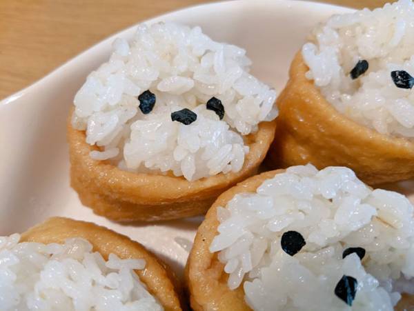 ごはんと海苔があれば誰でも簡単に作れる！　モフモフ感のあるワンコがかわいい