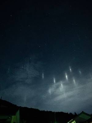 無数の星が落ちてきた…？　福井の夜空で見られた、神秘的な光景