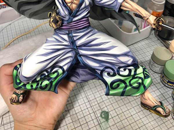 「すごすぎて頭バグった」　現実に飛び出したようなフィギュアの塗装に反響！