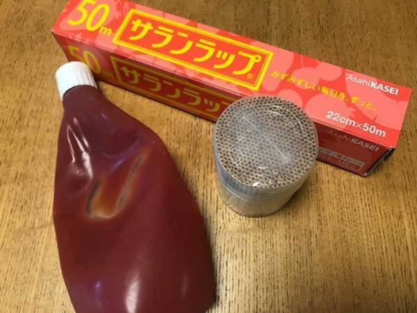専用の容器も必要なし！お弁当用ケチャップ入れの作り方