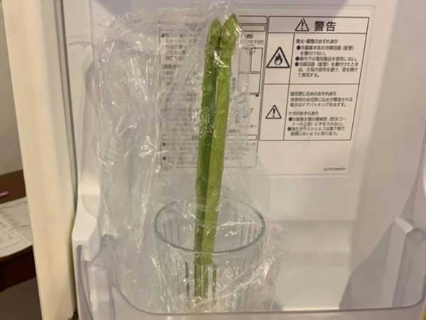 旬のアスパラガス 長持ちさせる保存方法
