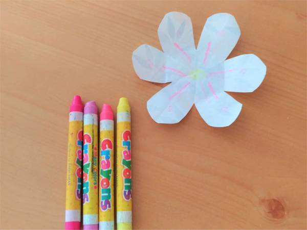 自由研究にも最適！雨降りの日のおうち時間に水の上で折り紙の花を咲かせよう！