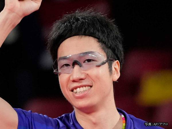 「めっちゃイケメン」「印象違う」　水谷隼、チャラ谷にイメチェンした姿が話題に