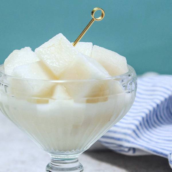 「なにこれ、めちゃおいしい…」　甘くない『残念な梨』をカルピスに漬けたら？