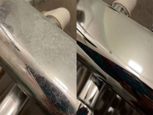 ホタテ貝があのウロコを落とします！１００均 鏡のウロコ取りが進化！