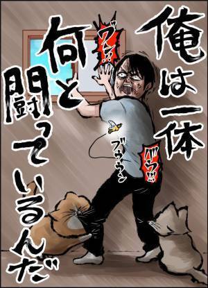 室内にハチが侵入　安全に外に出そうとした結果「俺は一体何と闘ってるんだ」