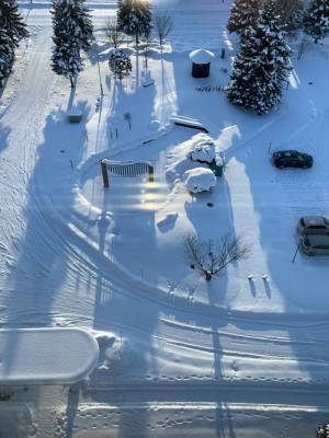 美しい風景…と思いきや？　視界の端っこにうつっていたのは