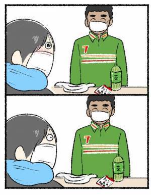 会計が終わり、はたと止まるコンビニの店員　理由に気付いて「そうだった…」