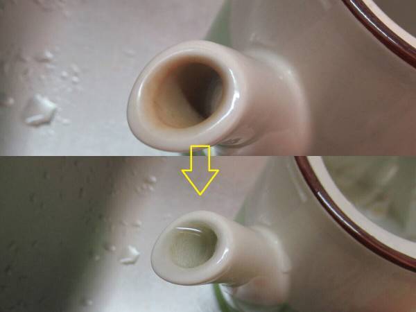 ポットやコップに付着した茶渋を超簡単に落とす方法