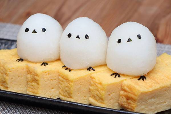 『シマエナガ』の大根おろしアートにメロメロ！　「もったいなくて食べられない…」